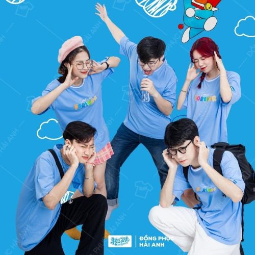 Mẫu áo Doraemon với thiết kế trẻ trung, năng động