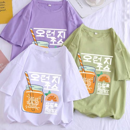 Mẫu áo thun có đa dạng màu sắc và hình in độc đáo