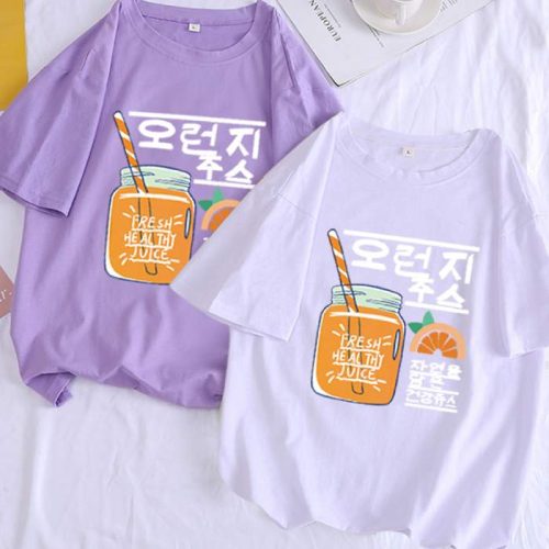 Mẫu áo thun được thiết kế kiểu dáng oversize với đa dạng màu sắc