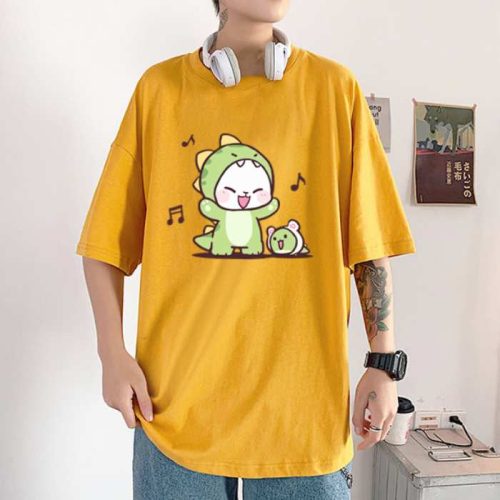 Chiếc áo thiết kế tông màu vàng trẻ trung, năng động
