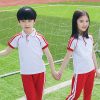 Mẫu áo polo đồng phục học sinh tiểu học màu trắng