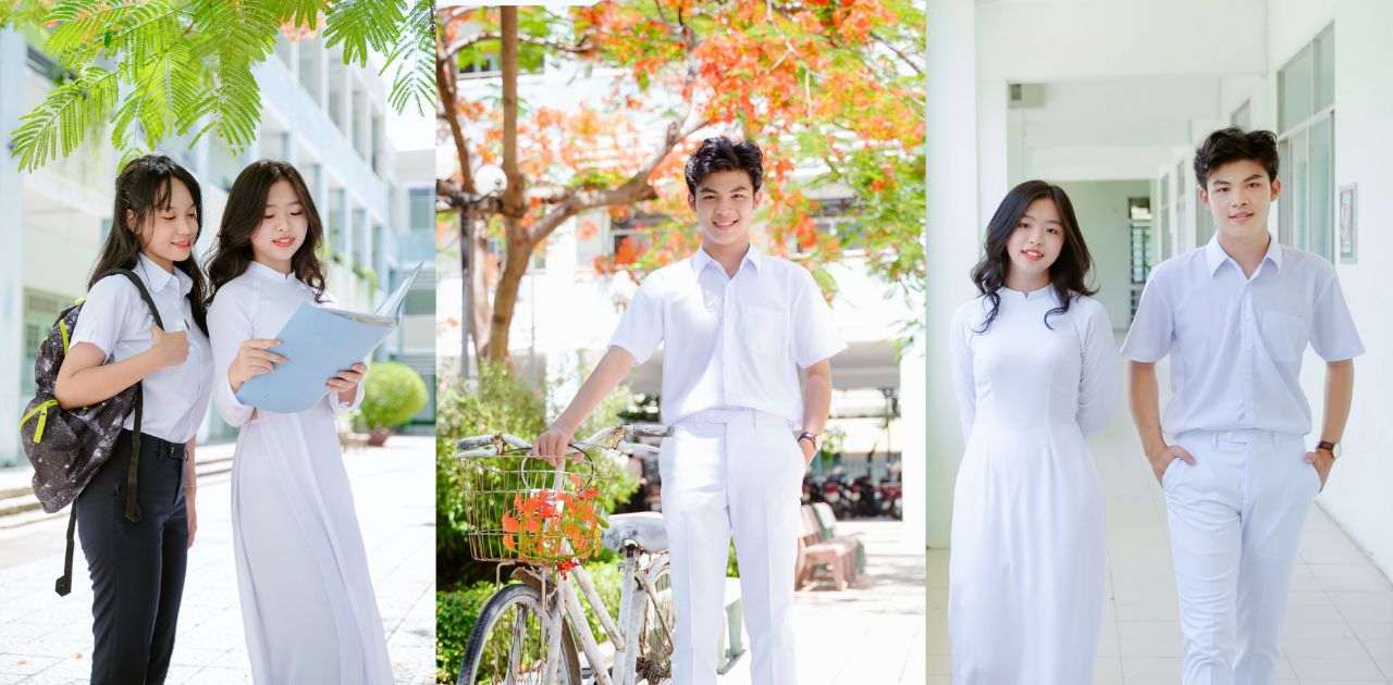 Những mẫu quần áo học sinh đẹp may tại đồng phục Hải Anh