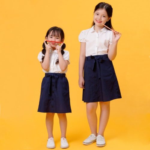 Mẫu đồng phục học sinh tiểu học dành cho nữ đẹp