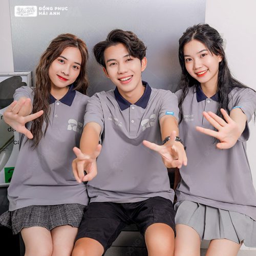 Áo lớp Good Vibes màu xám - Hình 3