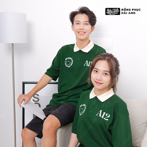 Áo lớp Good Vibes màu xanh iris - Hình 6