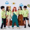 Mẫu Áo Lớp Dynamic Màu Xanh Lime