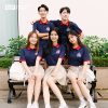 Áo lớp có cổ Besties xanh đen đỏ đô