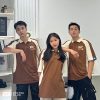 Áo Lớp Wassup Màu Nâu Choco