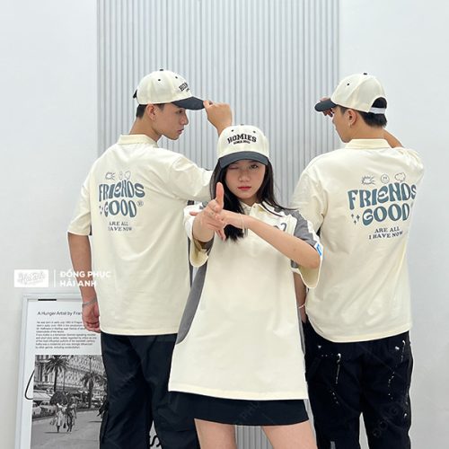 Áo Lớp Wassup Màu Kem Cheese - Hình 3