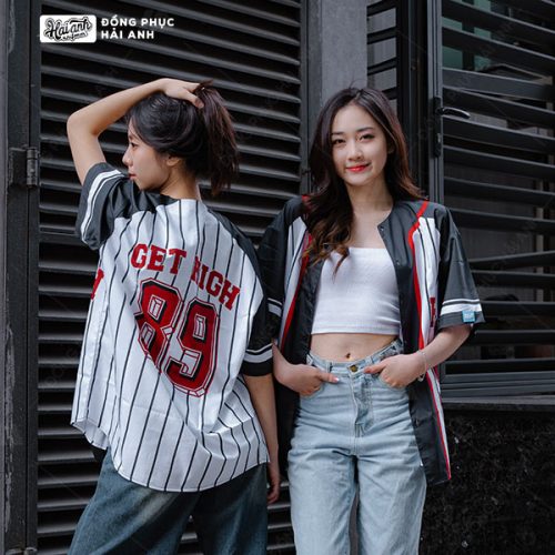 Áo Lớp Sơ Mi Baseball Trắng - Hình 4