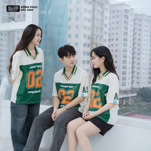 Áo Lớp Polo Oversize Iconic Màu Kem Cheese Nhẹ Nhàng, Thanh Lịch