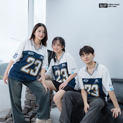 Áo Lớp Polo Oversize Iconic Màu Trắng