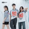 Áo Lớp Polo Oversize Iconic Màu Xám