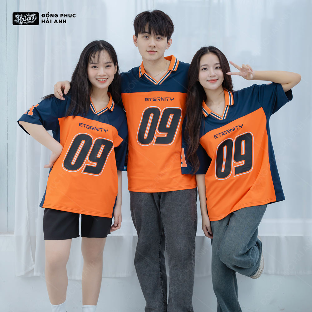 Áo Lớp Polo Oversize Iconic Màu Xanh Đen