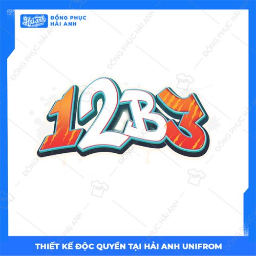 Mẫu Hình In Graffiti Chất Chơi Cùng 12B3