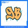 Mẫu Hình In Graffiti Siêu Chất Lớp 9B