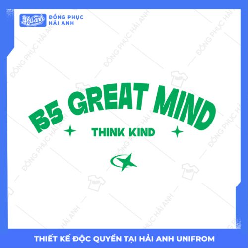 Mẫu Hình In Groovy Be Great Mind Think Kind