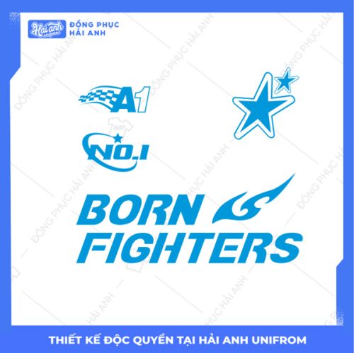 Mẫu Hình In Groovy Born Fighters