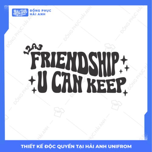Mẫu Hình In Groovy Friendship U Can Keep