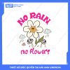 Mẫu Hình In Groovy No Rain No Flower