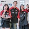 Áo Lớp Sơ Mi Oversize Chasing Màu Đen