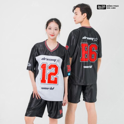 Áo Lớp OverSize Sporty Màu Đen