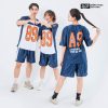 Áo Lớp Sporty Oversize Màu Xanh Trẻ Trung