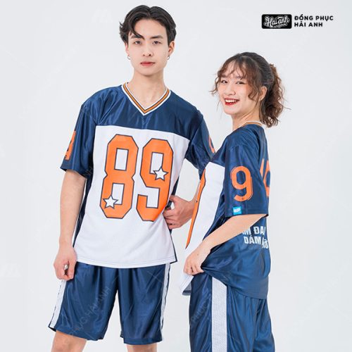 Áo Lớp OverSize Sporty Màu Xanh Đen