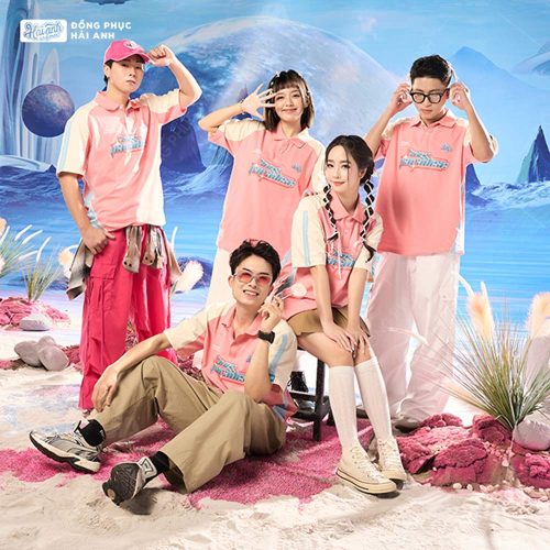 Mẫu Áo Lớp Oversize Unite Màu Lòng Tôm