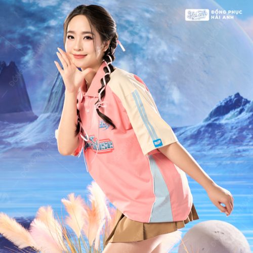 Mẫu Áo Lớp Oversize Unite Màu Lòng Tôm Cool Ngầu