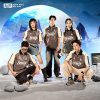 Mẫu Áo Lớp Oversize Unite Màu Xám Chì