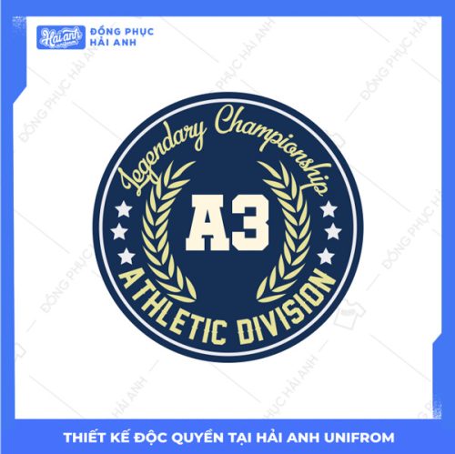 Mẫu Hình In Varsity A3 Legendary