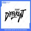 Mẫu Hình In Y2K Think Different