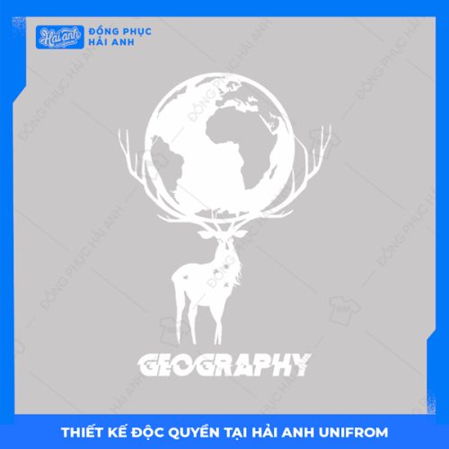 Logo áo lớp chuyên địa geography