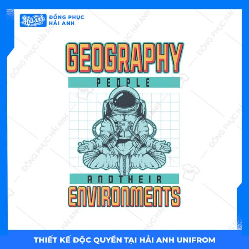 Logo áo lớp chuyên địa geography environments