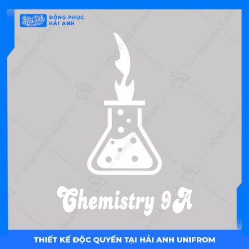 Logo áo lớp chuyên Hóa 9A