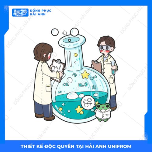 Logo chuyên Hóa hoạt họa