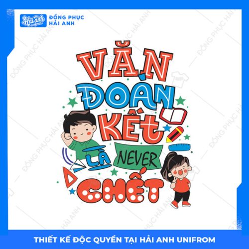 Logo chuyên Văn đoàn kết never chết