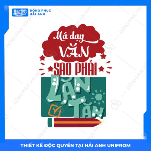 Logo chuyên Văn má dạy văn sao phải lăn tăn