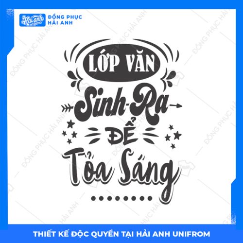 Logo chuyên Văn sinh ra để tỏa sáng