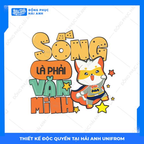 Logo chuyên Văn sống là phải văn minh