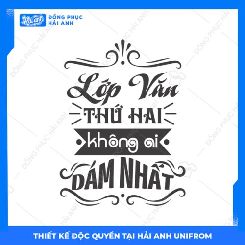 Logo chuyên Văn thứ hai không ai chủ nhật