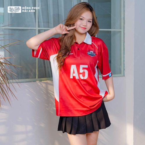 Mẫu Áo Lớp Trophy Đỏ Đô Năng Động, Cá Tính