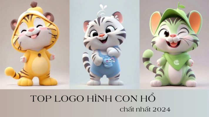 Logo hình con hổ chất nhất 2024