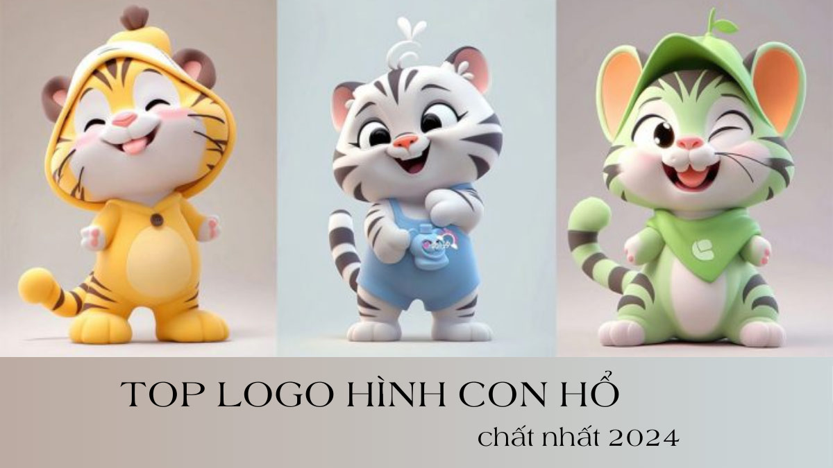 Logo hình con hổ chất nhất 2024