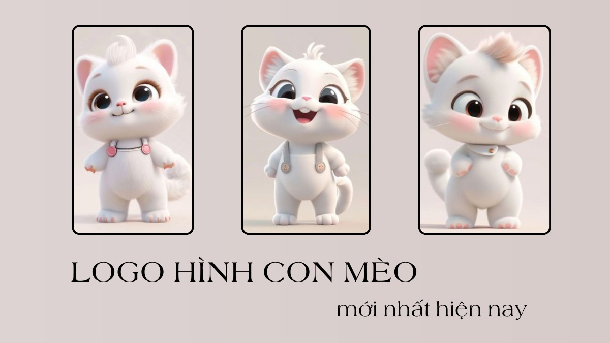 Logo hình con mèo mới nhất hiện nay