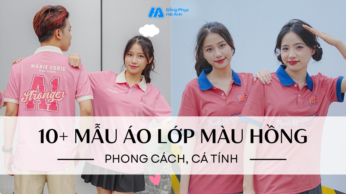Áo lớp màu hồng