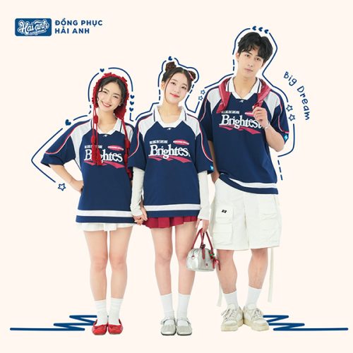 Khoe trọn nét đẹp cá tính, năng động cùng áo lớp Youngster xanh đen