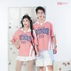 Áo lớp polo oversize Monster màu lòng tôm cá tính