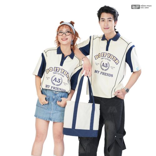 On Fire kem cheese - Top áo lớp đẹp với form dáng oversize thoải mái và năng động